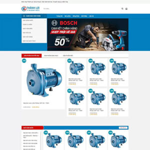 Theme WordPress điện máy thành lợi, máy bơm