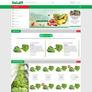 Theme WordPress nông sản, rau cải hay củ quả