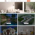 Theme WordPress thiết kế nội thất và giới thiệu